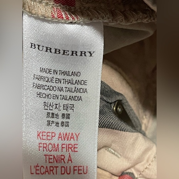 12 month Burberry khaki pants - Picture 5 of 5